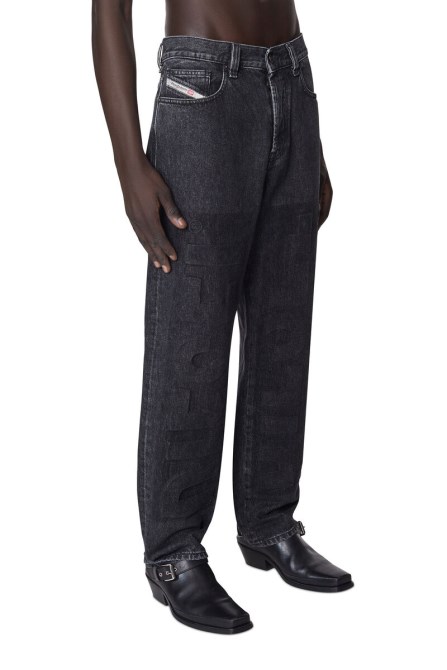 Schwarz/dunkelgrau 2010 007c5 Straight Jeans Diesel