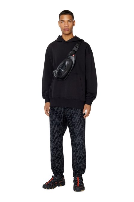 Diesel D-lab Track Denim 068aw Konisch Schwarz/dunkelgrau