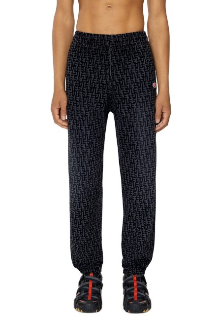 Diesel D-lab Track Denim 068aw Konisch Schwarz/dunkelgrau