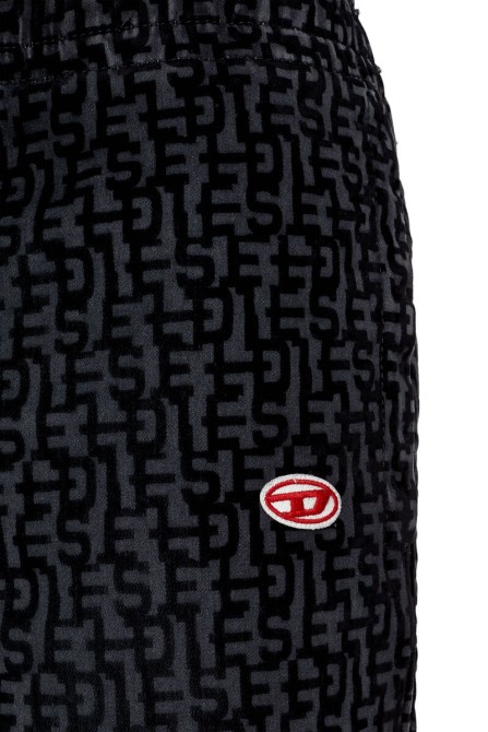 Diesel D-lab Track Denim 068aw Konisch Schwarz/dunkelgrau