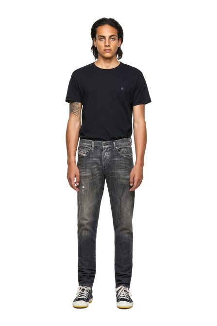 Diesel D-strukt Joggjeans 09b54 Slim Schwarz/dunkelgrau