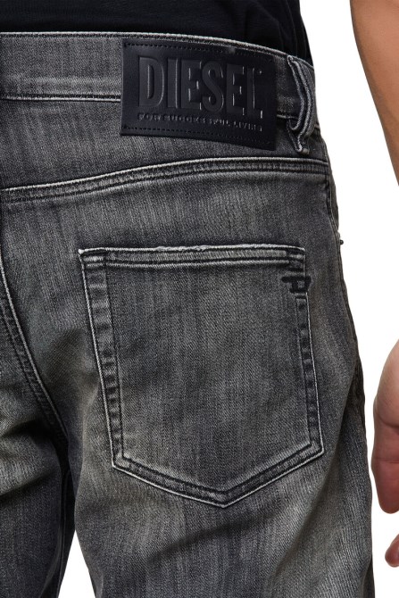 Diesel D-strukt Joggjeans 09b54 Slim Schwarz/dunkelgrau