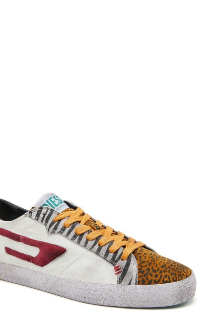 S-leroji Low Diesel Weiß/rot