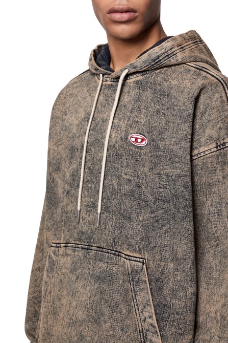 Pink D-um-rib Fs Track Denim Diesel