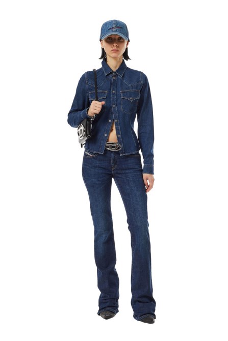 1969 D-ebbey 09b90 Bootcut And Flare Jeans Diesel Dunkelblau