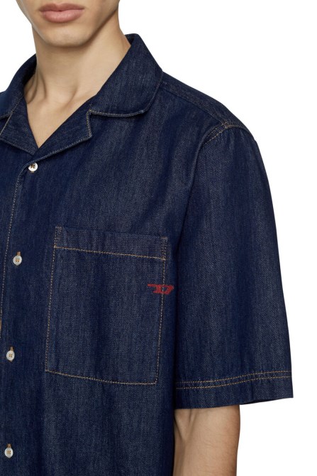 Dunkelblaue Diesel D-paroshort