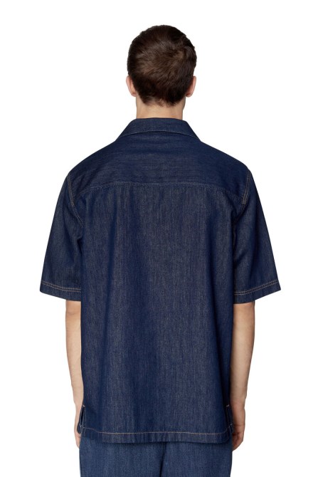 Dunkelblaue Diesel D-paroshort