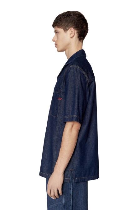 Dunkelblaue Diesel D-paroshort