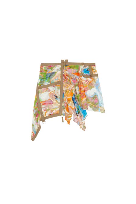 Diesel O-diantha-print Braun/rot