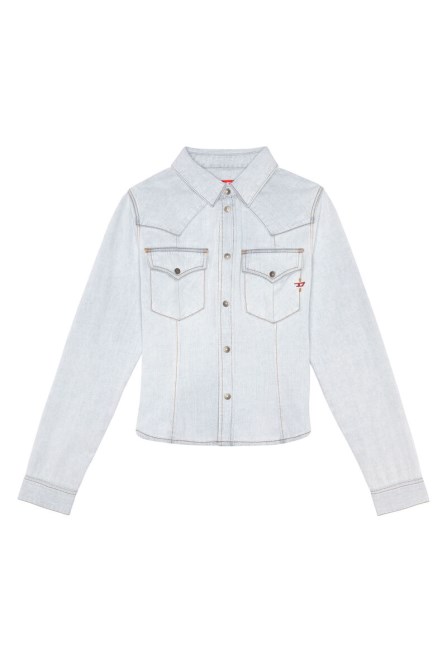 Hellblaues Diesel Der-rin Westernhemd