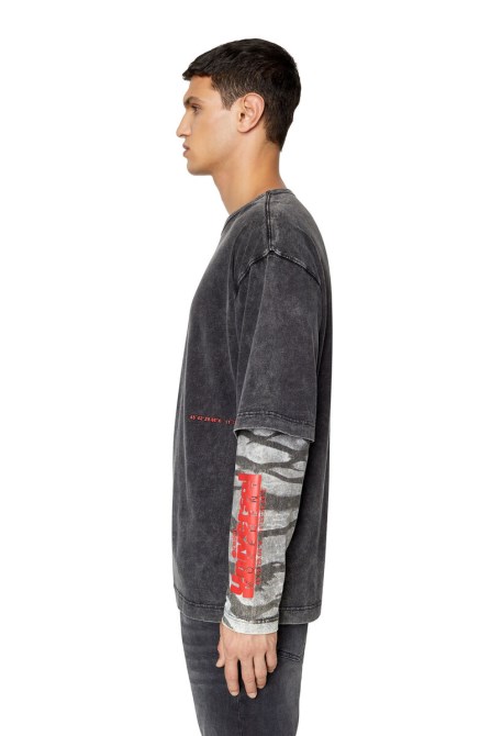 Schwarz/grau T-schul Diesel