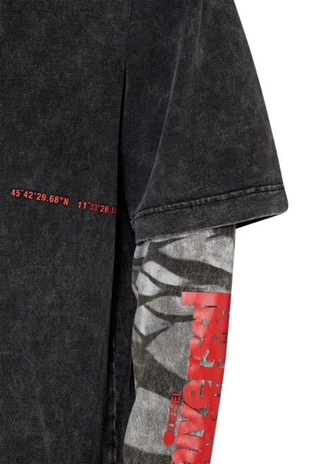 Schwarz/grau T-schul Diesel