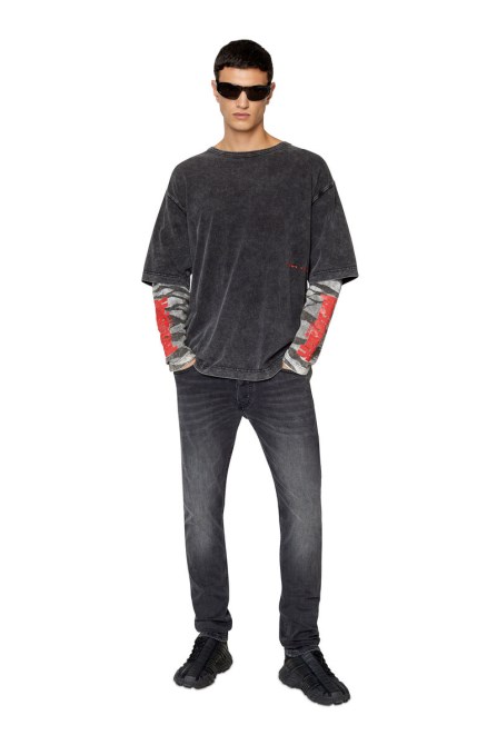 Schwarz/grau Diesel T-schul