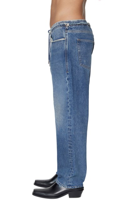 D-sert 007f2 Gerade Jeans Diesel Mittelblau