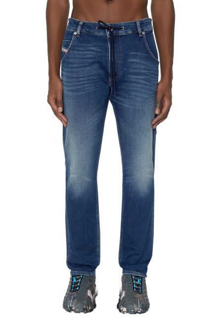 Mittelblaue Krooley Joggjeans 068az Tapered Diesel