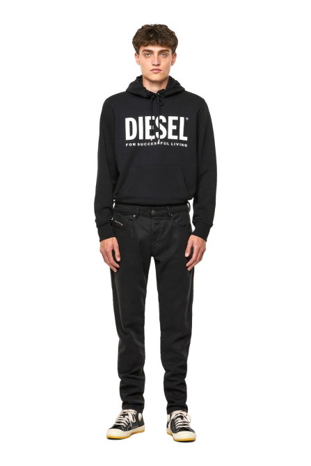 D-strukt Joggjeans 069nc Slim Diesel In Schwarz/dunkelgrau