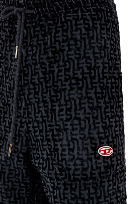 Schwarz/dunkelgrau D-martians Track Denim 068aw Straight Diesel