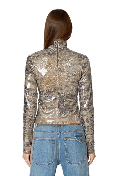 Diesel T-sequi Hellbraun