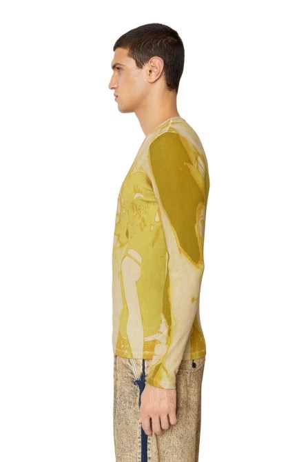 Olivgrüner T-ibber-ls Diesel