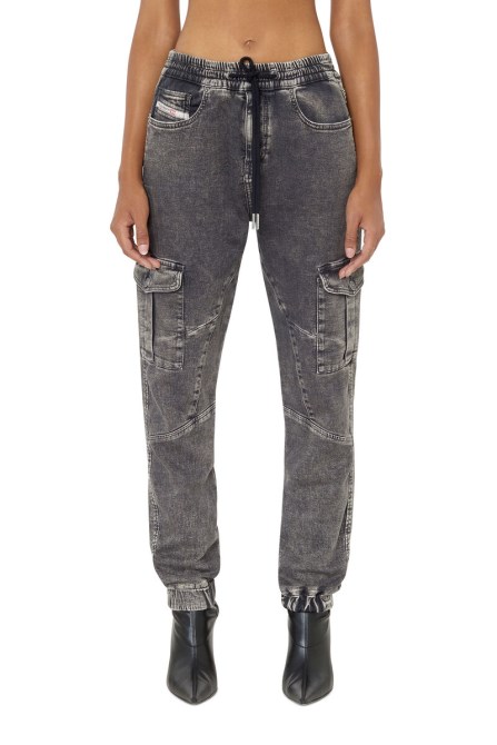 Schwarz/dunkelgrau Diesel D-ursy Track Denim 069zf Slim