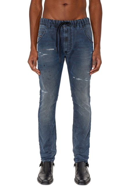 Diesel Krooley Joggjeans 069qh Schmal Zulaufend Dunkelblau