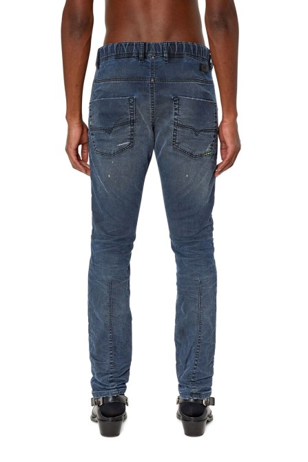 Diesel Krooley Joggjeans 069qh Schmal Zulaufend Dunkelblau