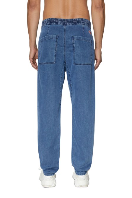 Mittelblau Diesel Krooley Joggjeans 069zk Schmal Zulaufend