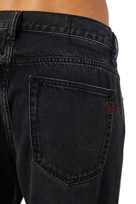 Diesel 2020 D-viker 09b88 Gerade Jeans In Schwarz/dunkelgrau
