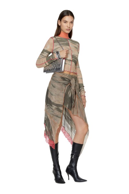 T-swainy Diesel Beige/grün