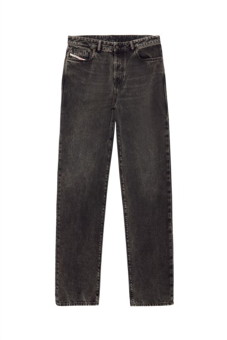 1955 09b87 Straight Jeans Diesel In Schwarz/dunkelgrau