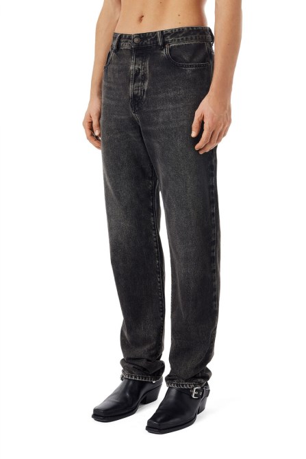 1955 09b87 Straight Jeans Diesel Schwarz/dunkelgrau