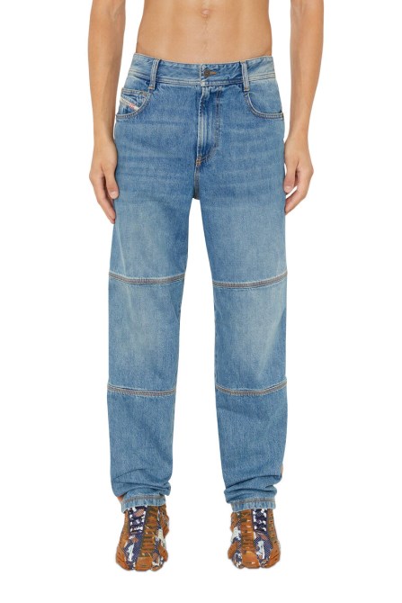 Diesel D-arbus 0eiaw Gerade Jeans Mittelblau