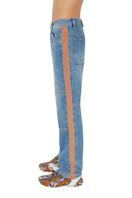 Diesel D-arbus 0eiaw Gerade Jeans Mittelblau