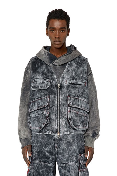 Diesel D-samp Schwarz/dunkelgrau