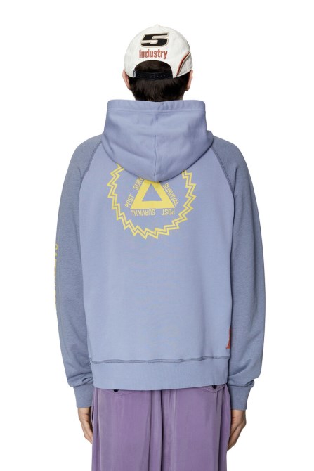 Diesel S-girlan-kapuze In Hellblau