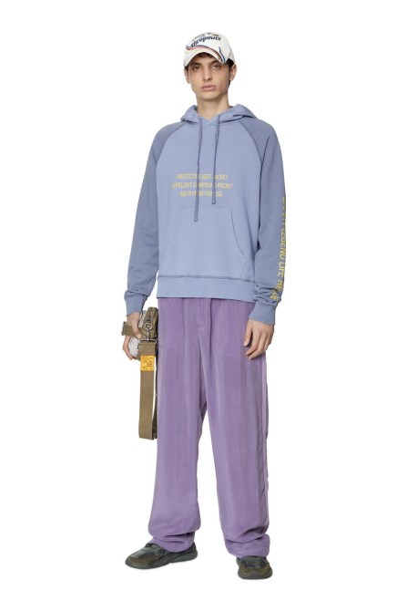 Diesel S-girlan-kapuze Hellblau