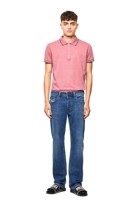 Diesel Larkee 09a80 Gerade Jeans Mittelblau