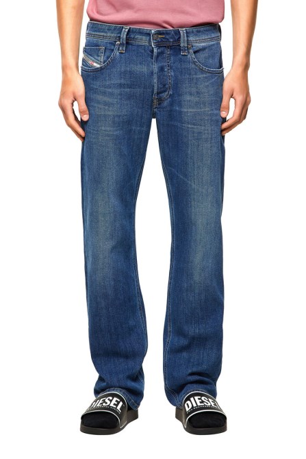 Diesel Larkee 09a80 Gerade Jeans Mittelblau