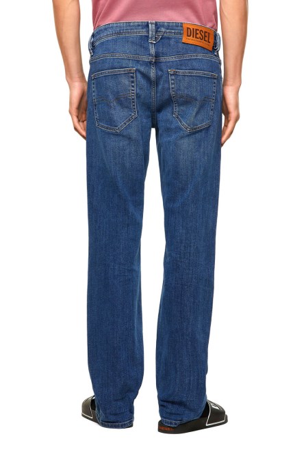 Diesel Larkee 09a80 Gerade Jeans Mittelblau