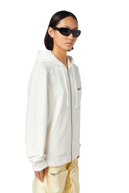Weiß Diesel S-ginn-kapuze-zip-ind