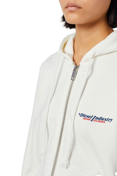 Weiß Diesel S-ginn-kapuze-zip-ind