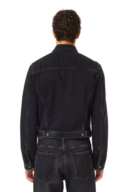 D-milo Truckerjacke Diesel Schwarz/dunkelgrau