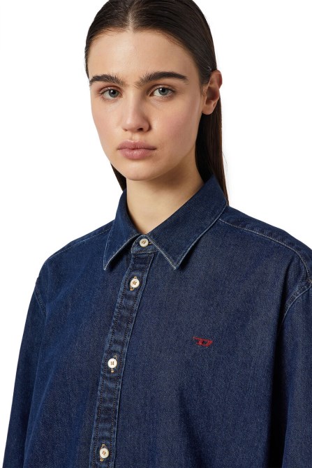 De-blex Hemdkleid Diesel Dunkelblau