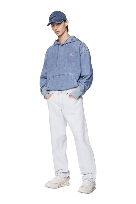 Diesel 2010 0079z Gerade Jeans Hellblau