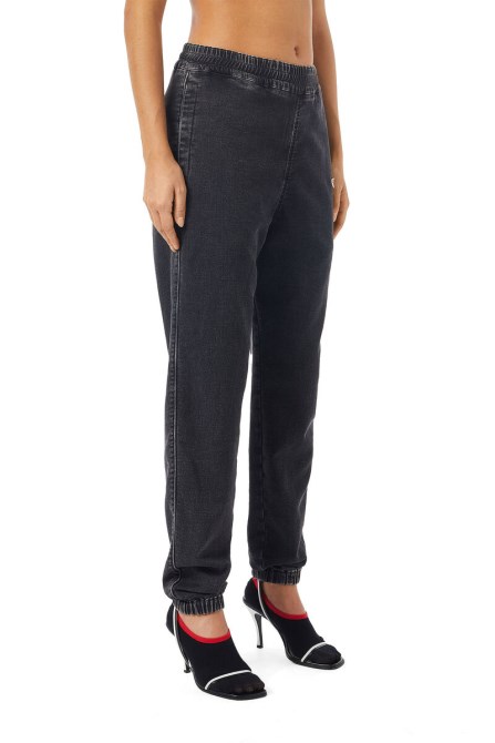 Diesel D-lab Track Denim 069ze Konisch Schwarz/dunkelgrau