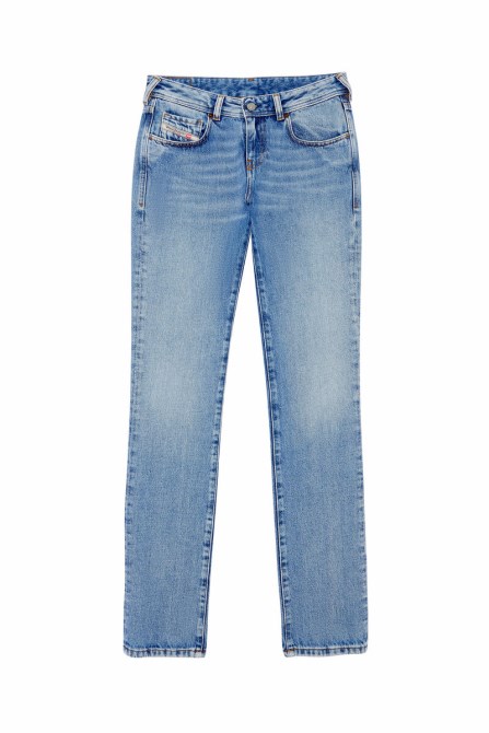 2002 09c16 Straight Jeans Diesel In Mittelblau