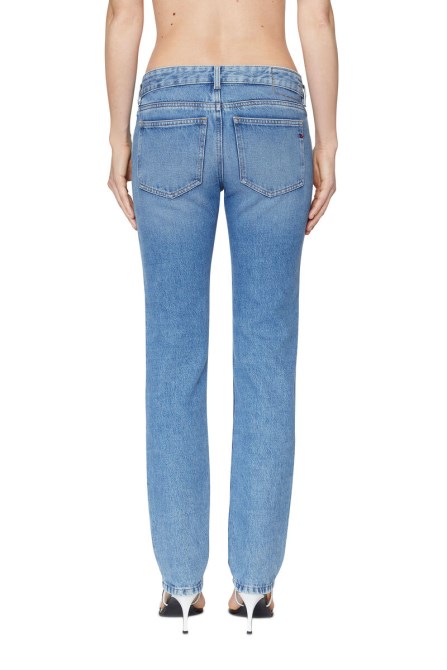 2002 09c16 Straight Jeans Diesel In Mittelblau