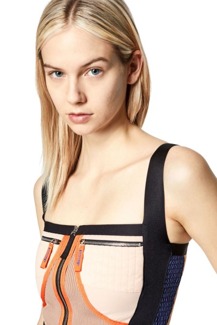 Orange/pink T-corsi Diesel