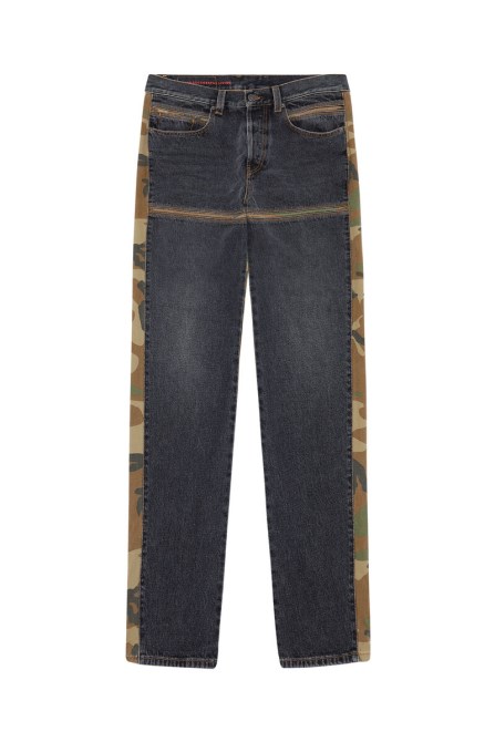 Schwarz/dunkelgrau D-mand 007g1 Gerade Jeans Diesel