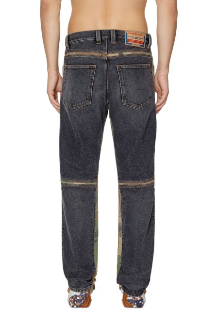 Schwarz/dunkelgrau D-mand 007g1 Gerade Jeans Diesel